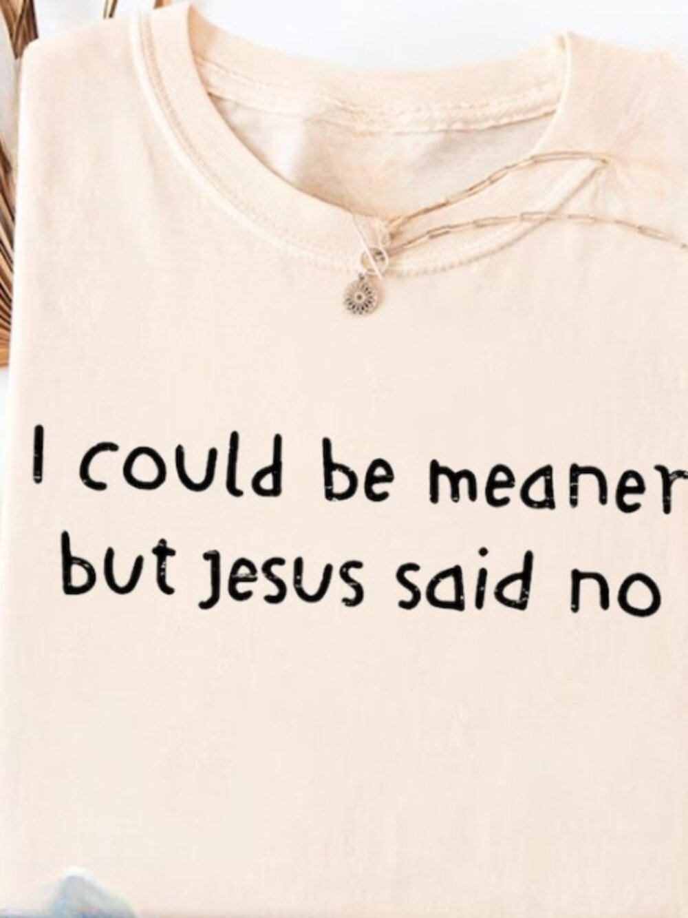 I Could Be Meaner Said No Shirt, Funny Quotes Shirt